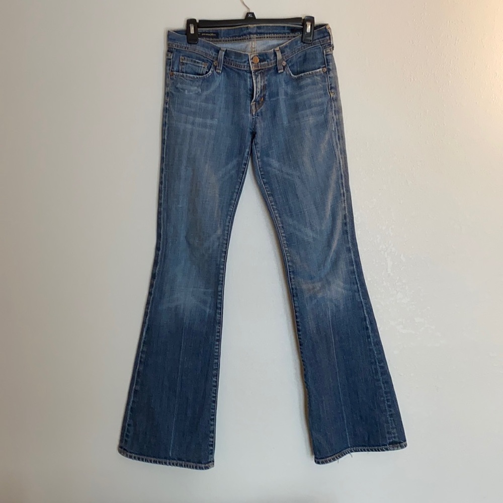 Citizens of Humanity, Ingrid #002 stretch low waist flare jeans, size 29